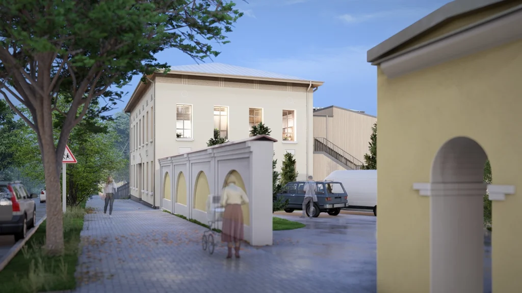 В Калуге на улице Воскресенская построят двухэтажную школу танцев