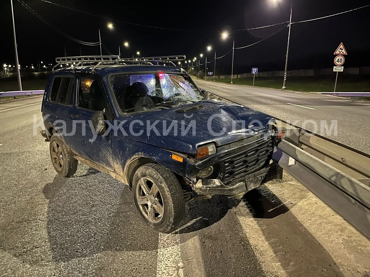 Пьяный водитель сбил инспектора ДПС в Калуге