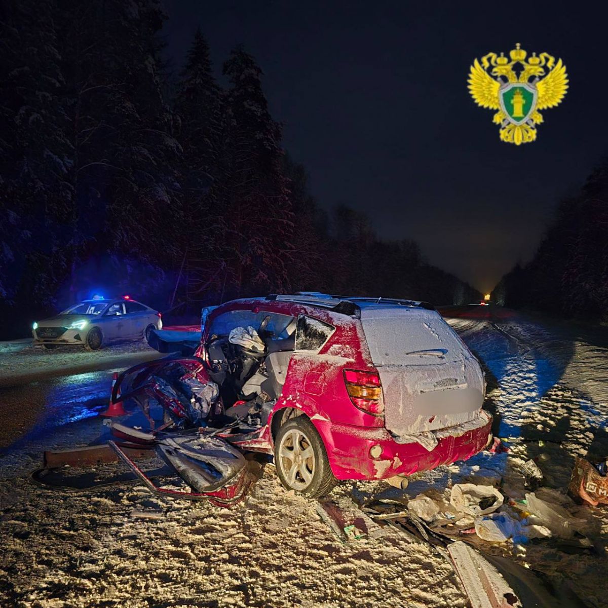 В Калужской области в страшном ДТП погибли женщина и пятилетняя девочка, еще пятеро госпитализированы