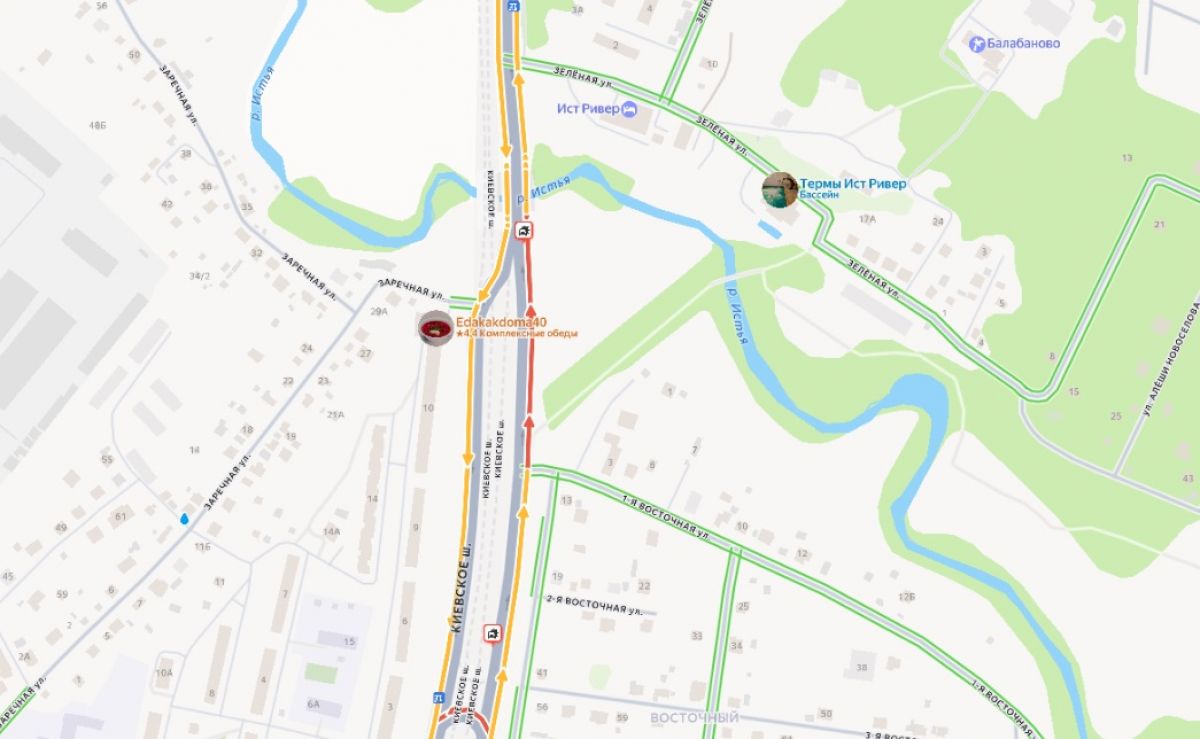 Авария заблокировала движение по М-3 «Украина» в Калужской области в сторону Москвы