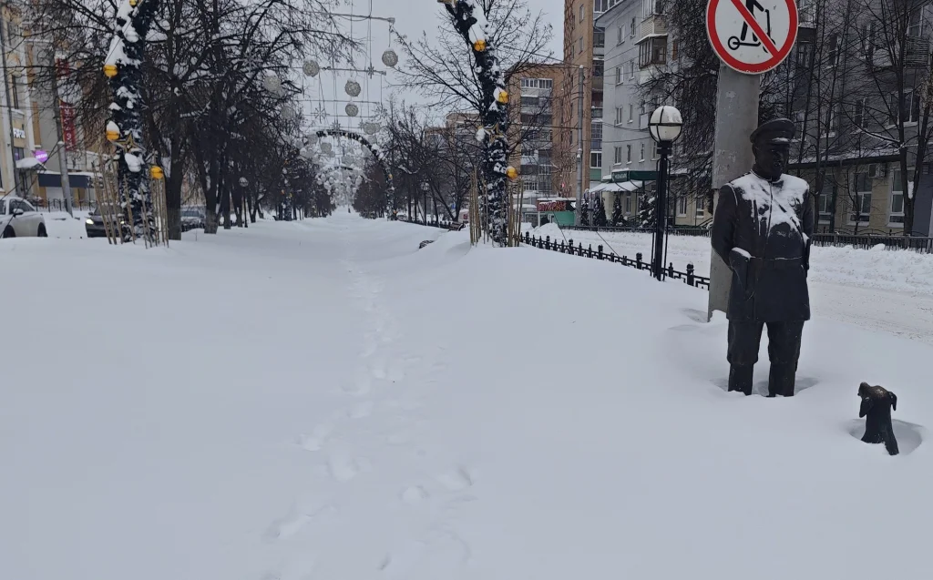 Калуга борется с «Фрэнсисом» и проигрывает: атмосферный репортаж с улиц города