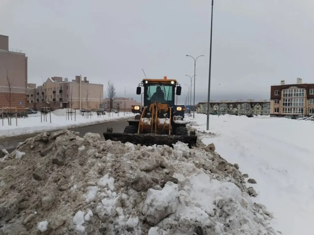 В Калуге вывезли рекордный объем снега