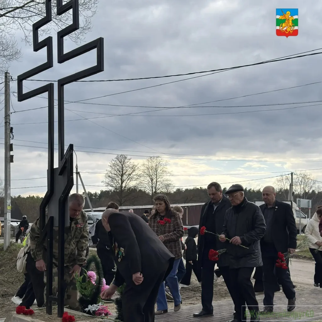 В Жуковском районе установили поклонный крест