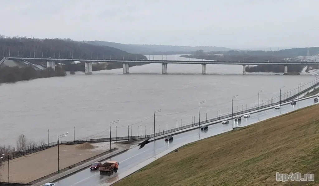 В Калуге уровень воды в Оке поднимется до восьми метров