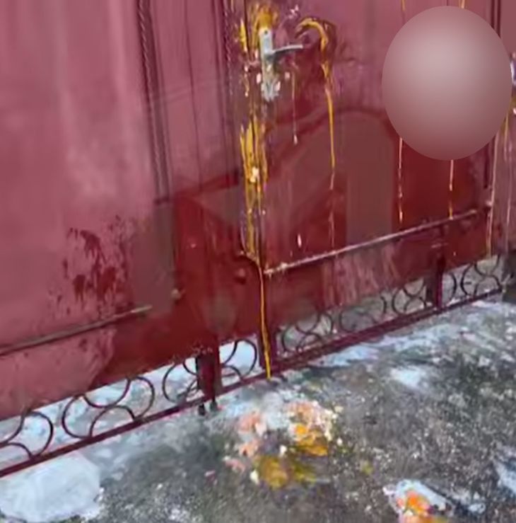 Симферопольские страсти на яичной основе: полиция расследует акт «заборного» вандализма