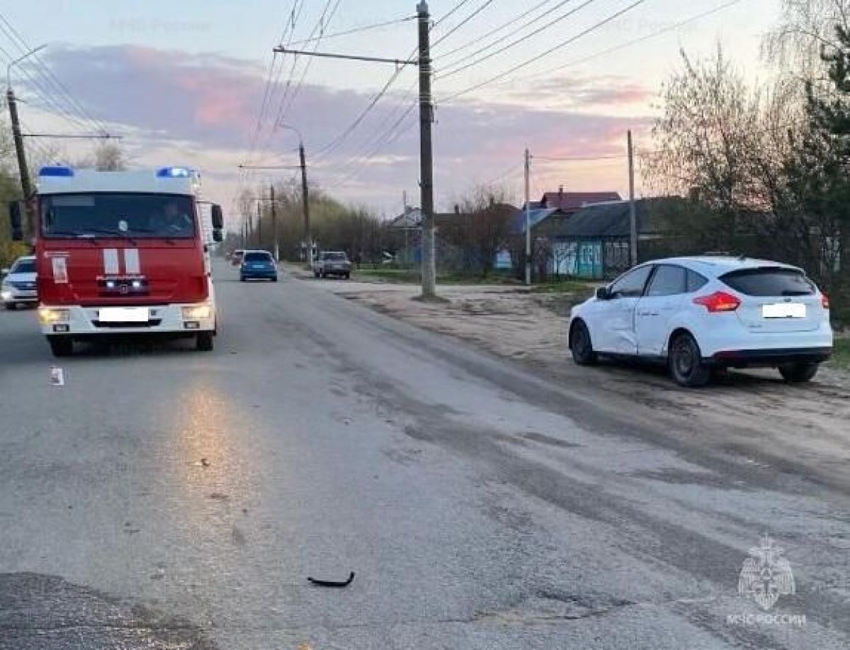 В тройном ДТП в Калуге пострадал человек