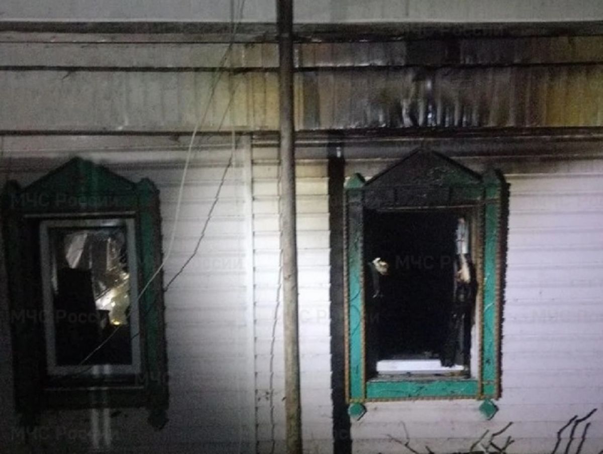 Человек пострадал в ночном пожаре в Калужской области