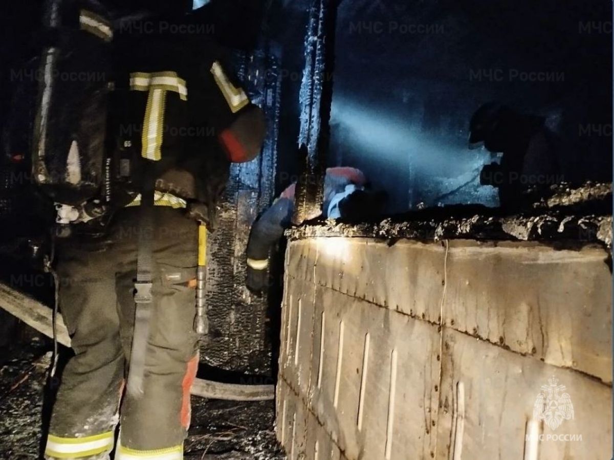 В Калужском округе при пожаре пострадали люди