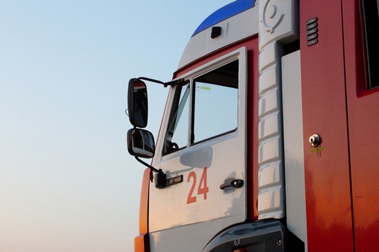 Человек пострадал при пожаре на одной из главных улиц Калуги