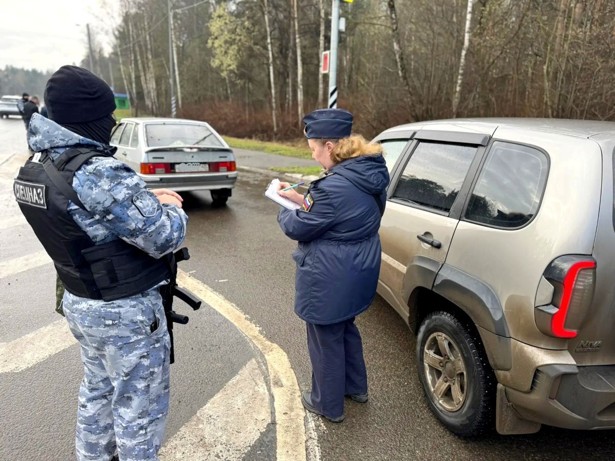 17 машин за один рейд арестовали на въезде в Калугу