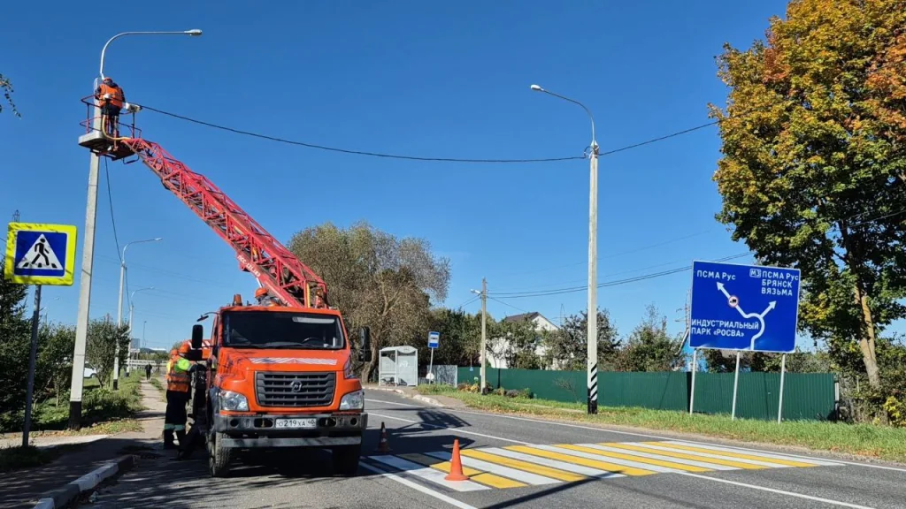 В Калужской области установят освещение на 23 километрах дорог