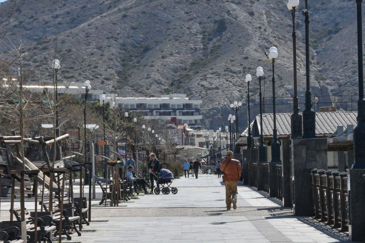 Часть набережной Судака закрыли для посещения