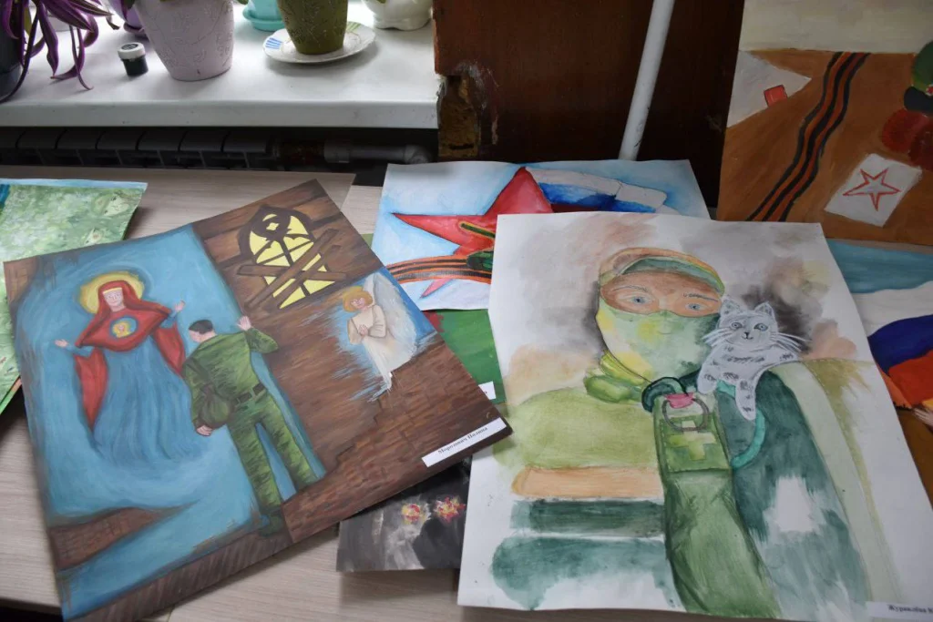 Рисунки детей из Первомайска покажут в калужском минстрое