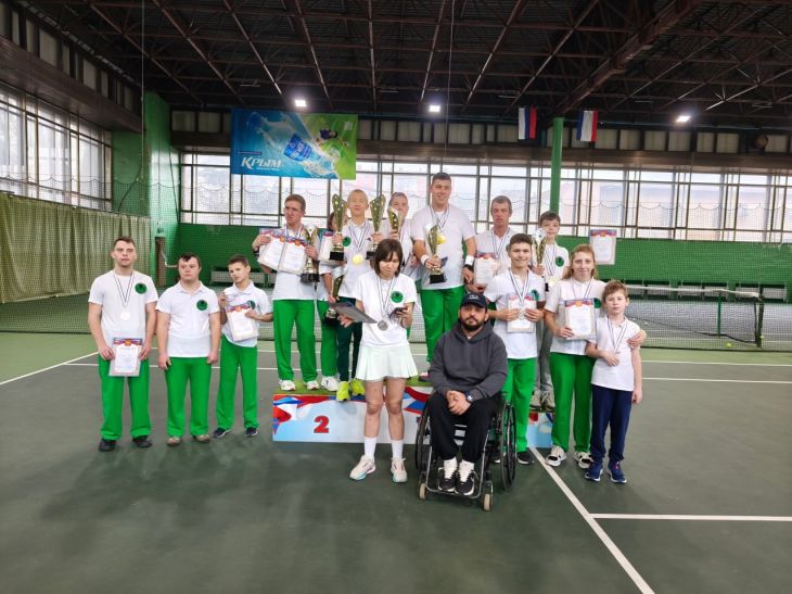 В Симферополе состоялись чемпионат и первенство Крыма по теннису для людей с ограниченными возможностями