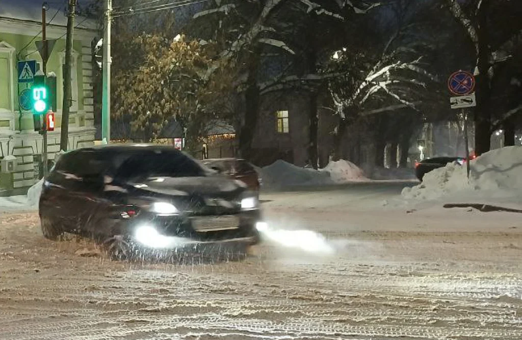 Снегопад в Калуге усилится ночью