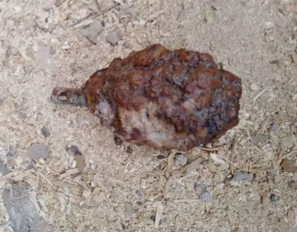 В калужском городе нашли гранату