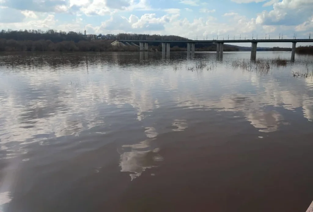Вода в Оке за сутки опустилась ещё на 16 сантиметров