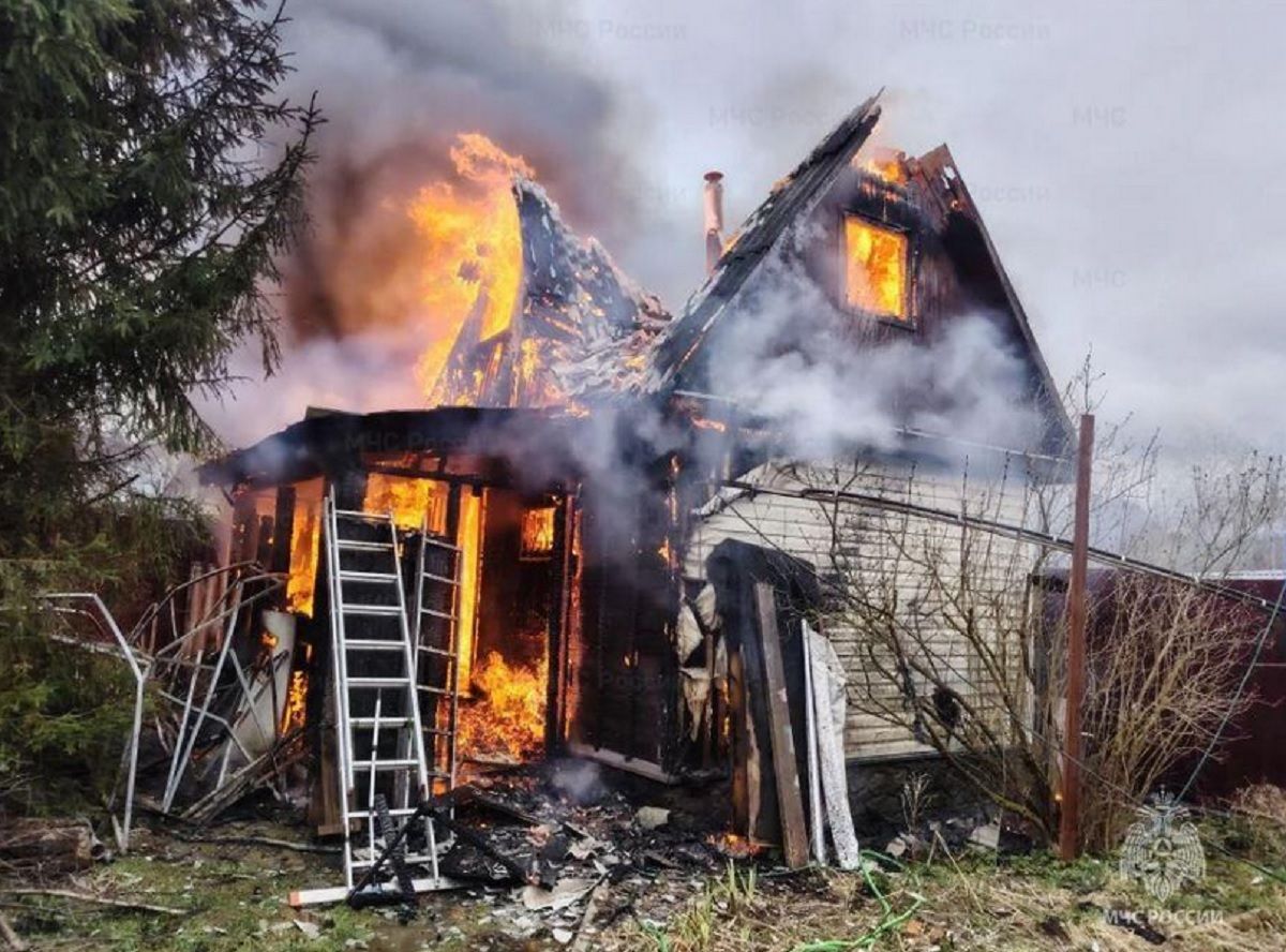 За сутки в Калужской области огнем уничтожены три бани