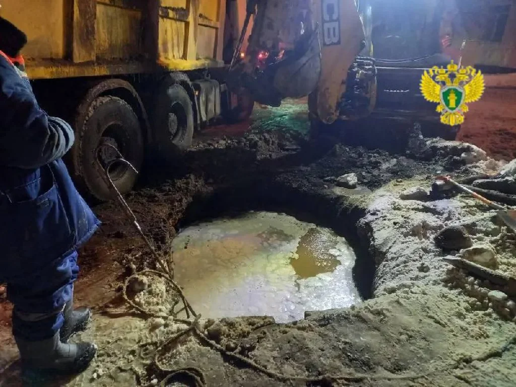 В Калуге восстановили водоснабжение после аварии