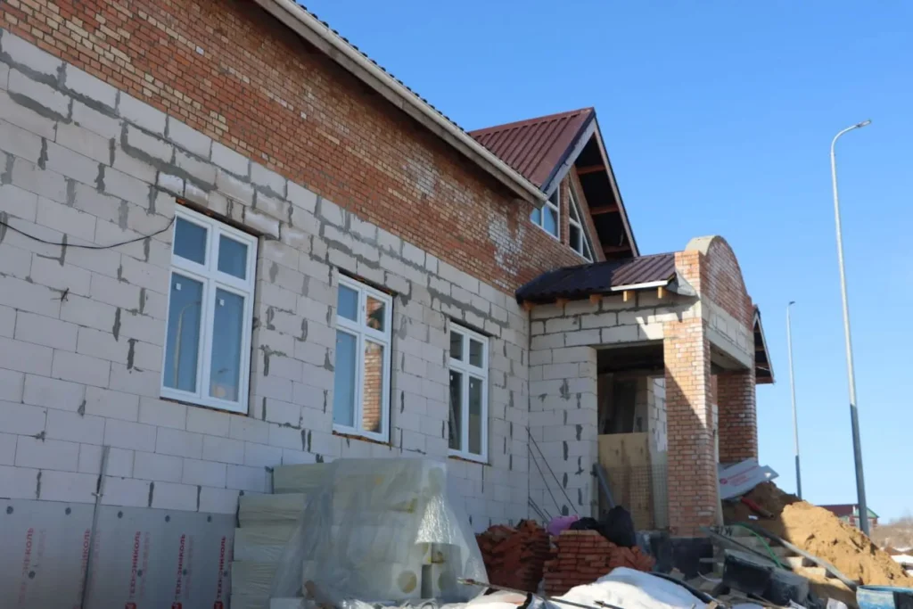 В Сухиничском районе строят новый Дом культуры