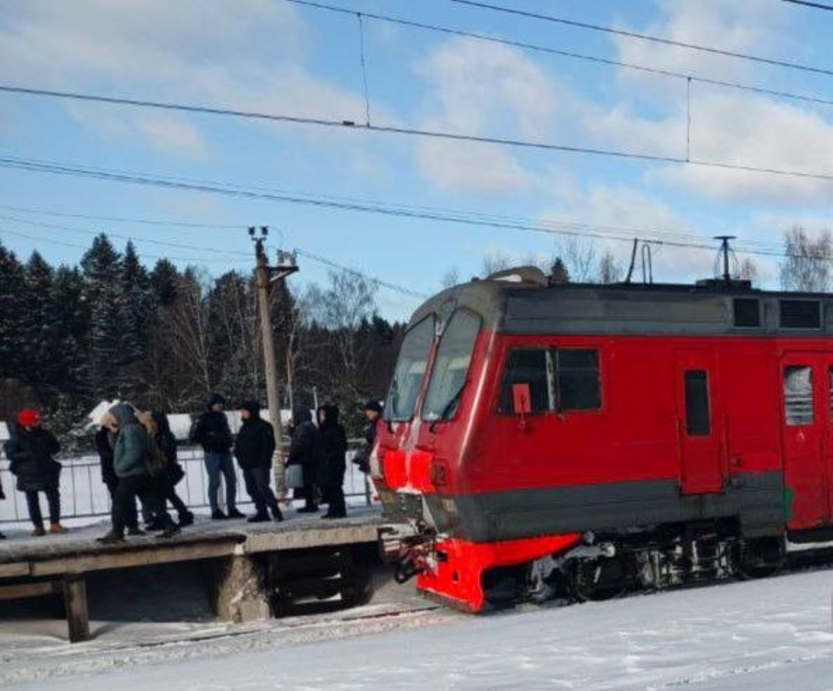 Соцсети: в калужском Ерденево застряла электричка, пассажиров высадили