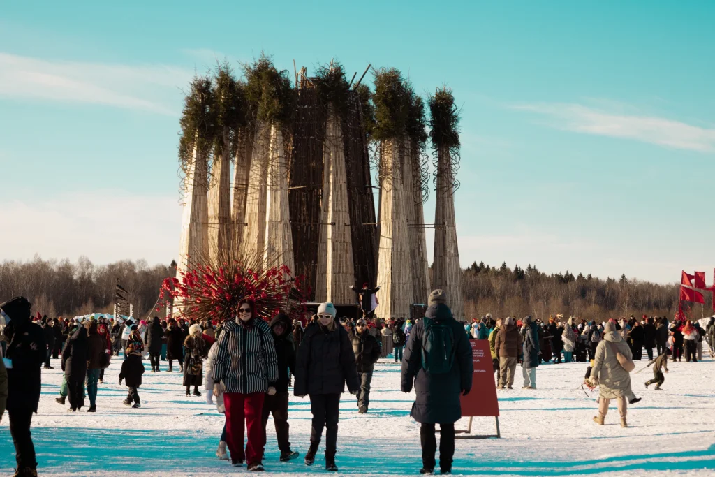 Гости Масленицы в Никола-Ленивце скачали более 460 гигабайт трафика в сети Билайн