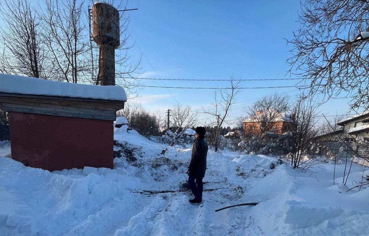 Калужская деревня в мороз осталась без воды в кранах