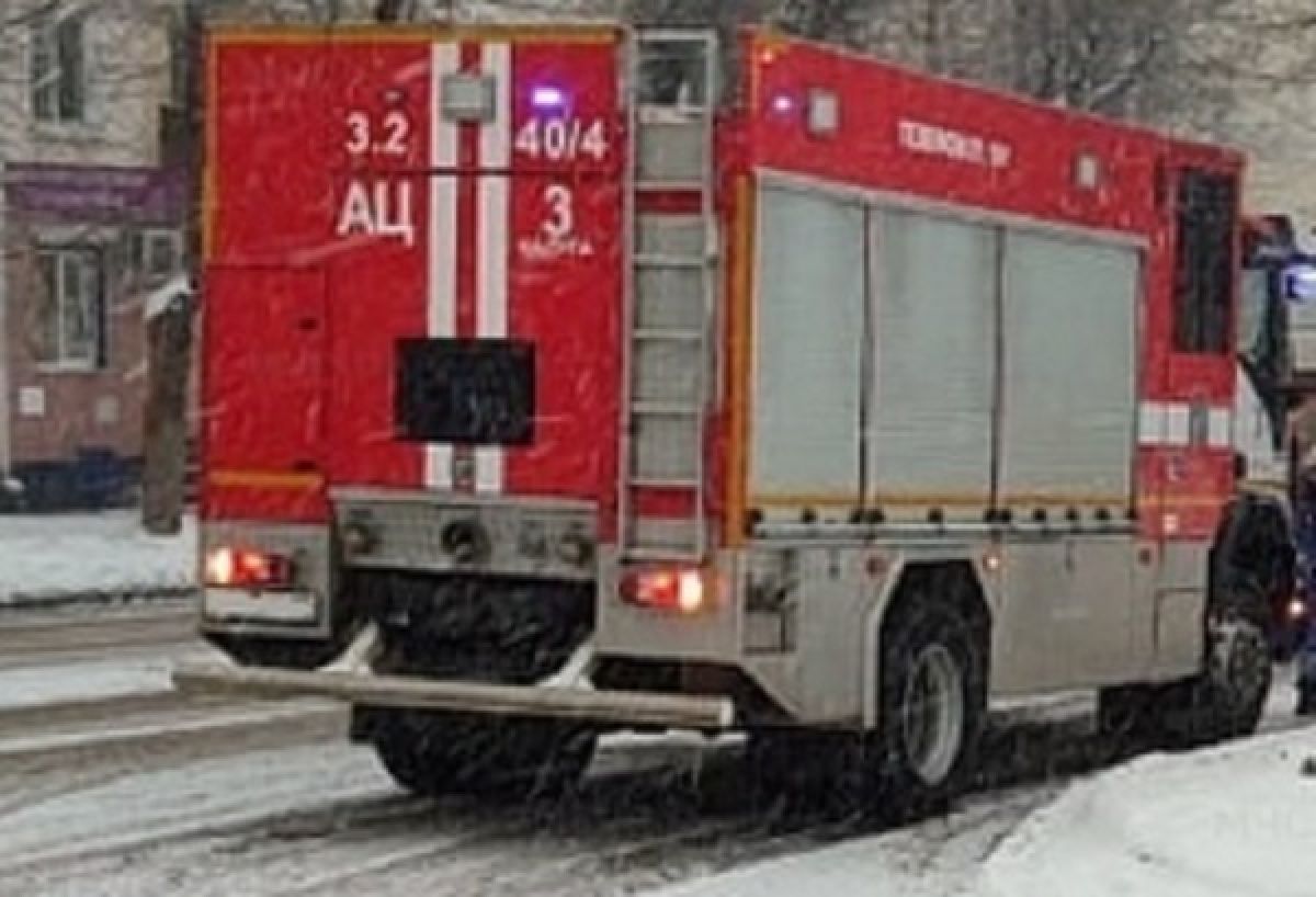 Человек пострадал на пожаре в Калуге