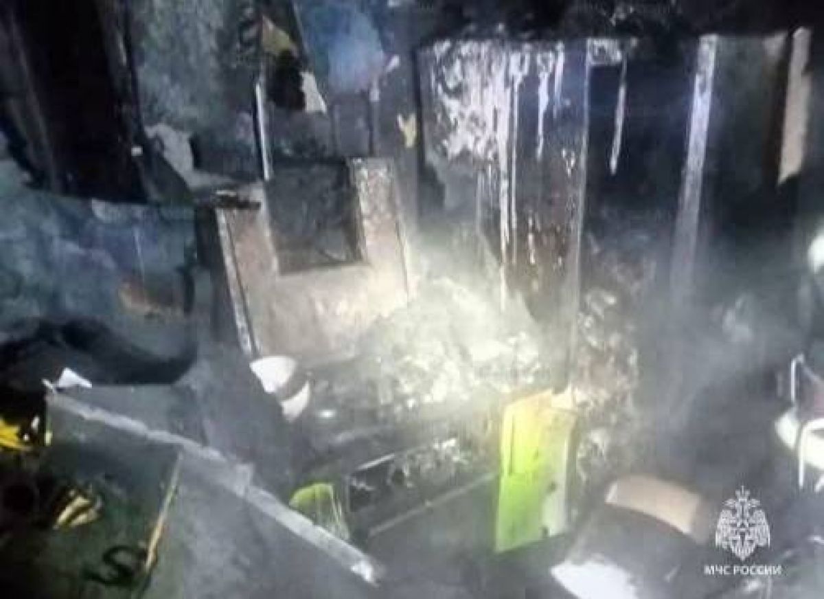 Огонь уничтожил квартиру в Бабынино Калужской области