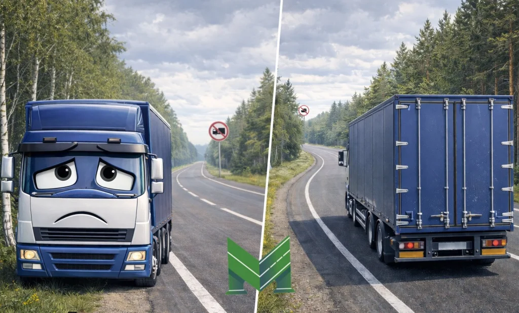 Минтранс Калужской области ограничил проезд грузовиков