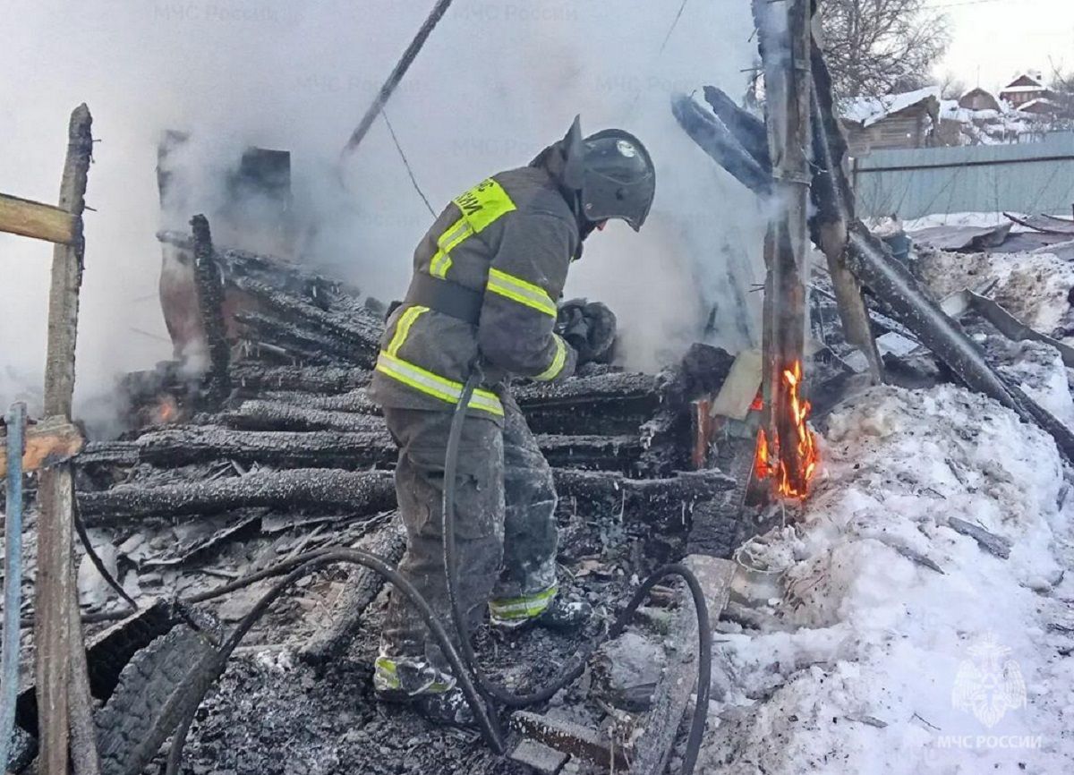Тело обнаружено на пожаре жилого дома в Калужской области