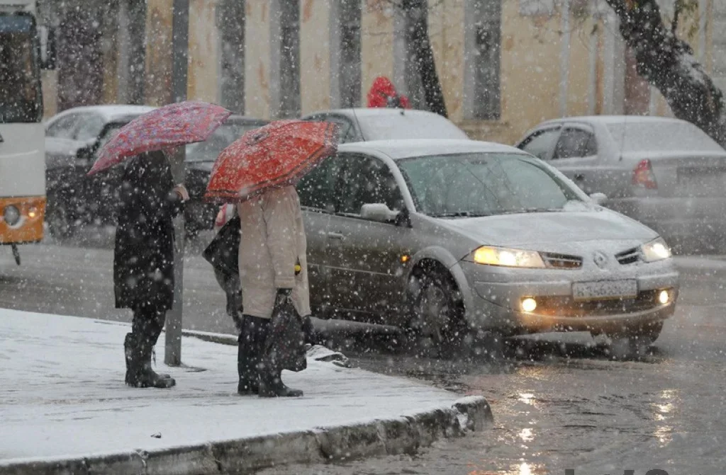 Снег с дождём прогнозируют в Калуге
