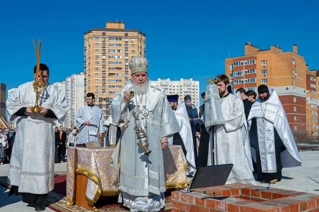 На Правобережье Калуги заложили камень в основание нового храма