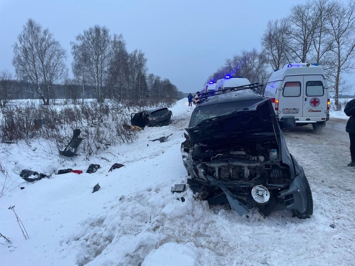 В аварии на калужской трассе погибли два ребенка