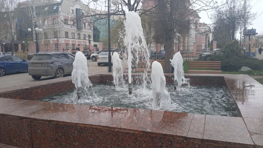 В Калуге заработал ещё один фонтан