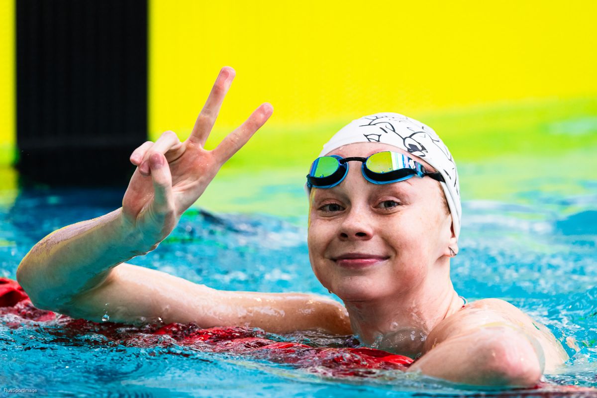 Обнинская пловчиха Гайфутдинова завоевала две медали этапа Кубка России